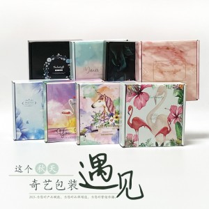 Spot Color Aircraft Box inch Shirt tøjkarton t-shirt tøj emballageboks Blanding